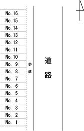 津山市田町70-13の駐車スペース